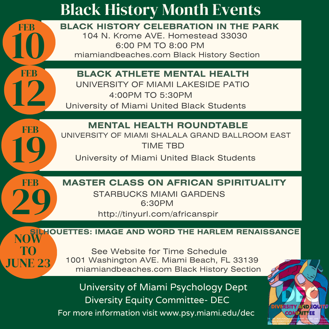 Event Flyer: Black History Month